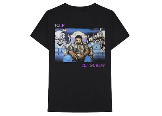 Travis Scott "Astroworld RIP DJ Screw" Tee Black