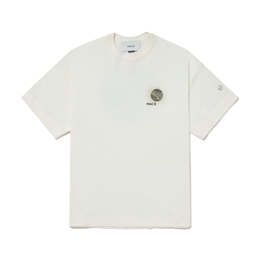 Pace "Grid Moon" Tee Oversized Off-White