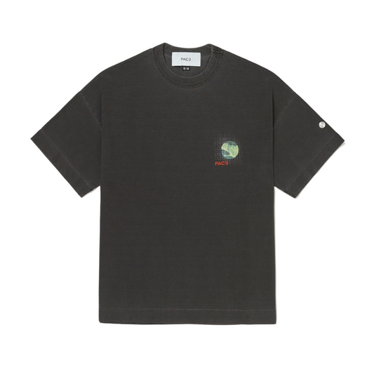 Pace "Grid Moon" Tee Oversized Black