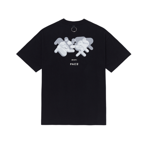 Pace "100% Cotton" Regular Tee Black