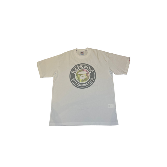 Aape By A Bathing Ape "White Basic" Camo Tee