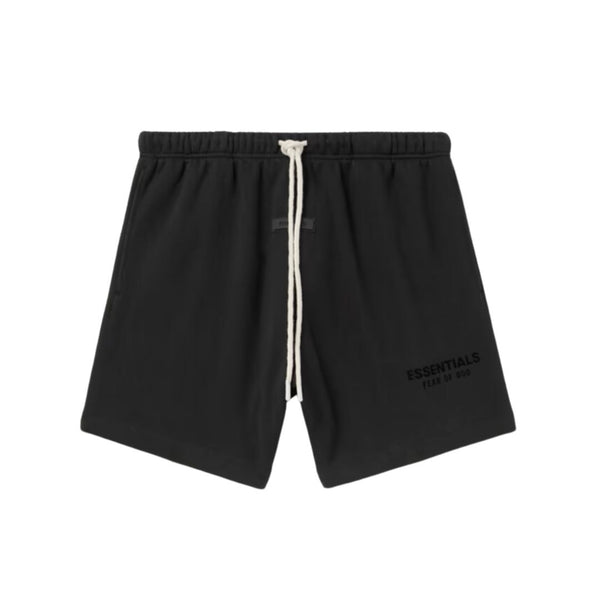 Fear Of God Essentials Jet Black Sweat Shorts - CACTUS STEALS