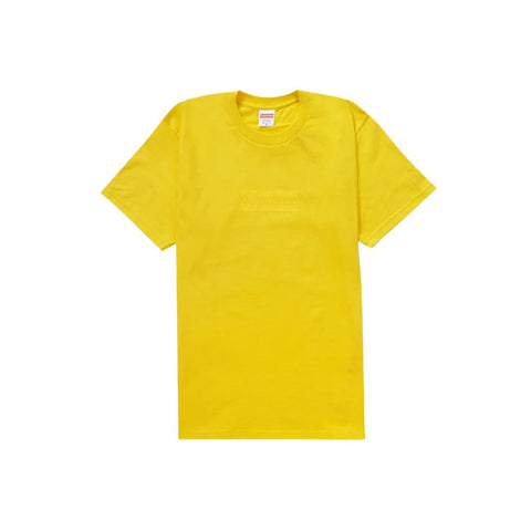 Supreme "Tonal Box Logo" Tee Yellow