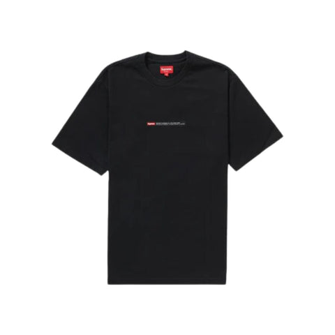 Supreme "Property Label" S/S Top Black