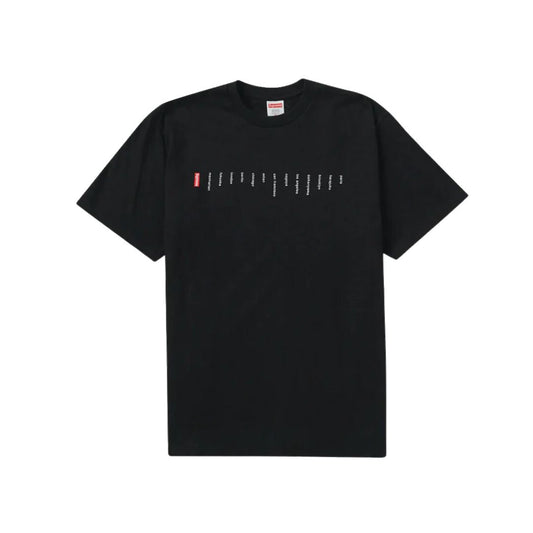 Supreme "Location" Tee Black