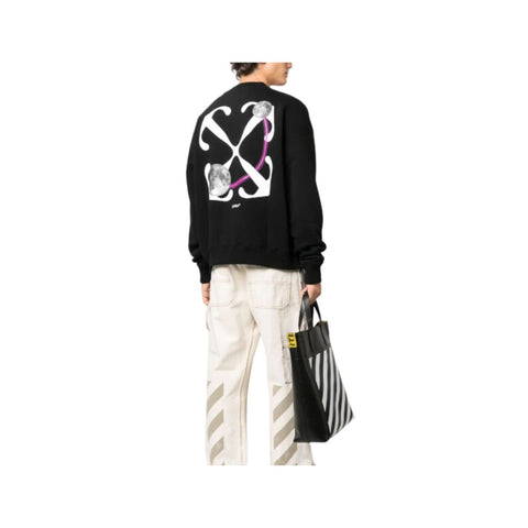 Off-White “Arrows Print” Cotton Sweatshirt