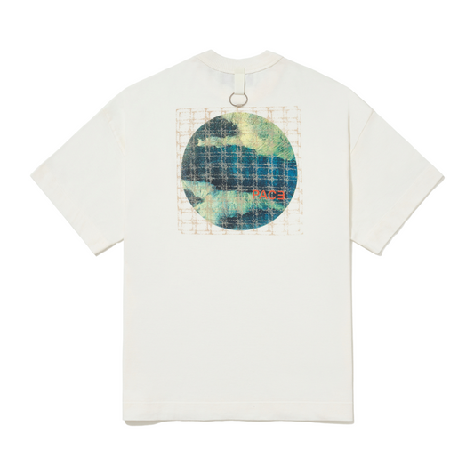 Pace "Grid Moon" Tee Oversized Off-White