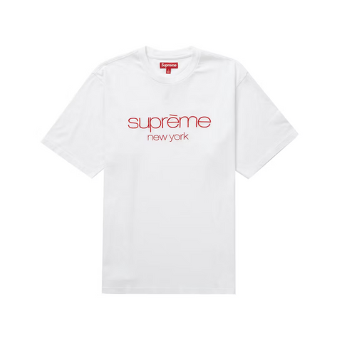 Supreme "Classic Logo" S/S Top White