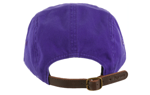 Supreme Washed Chino Twill Camp Cap "Purple" (SS23)