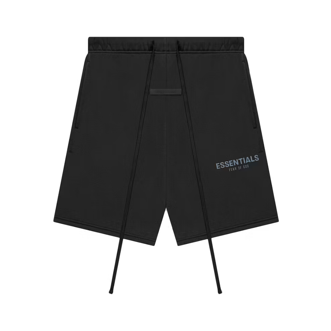 Fear Of God Essentials "Black Stretch Limo" Relaxed Sweat Shorts (SS21)