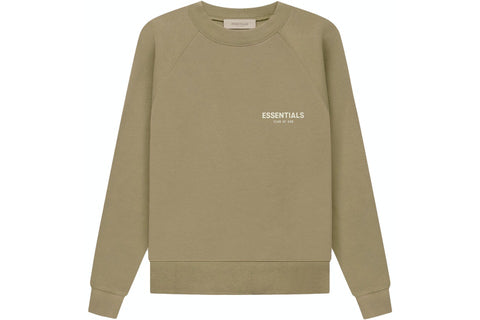 Fear Of God Essentials "Oak" L/S Crewneck