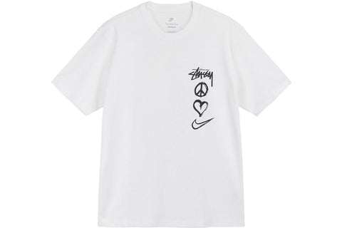 Nike x Stussy "Peace, Love, Swoosh" Tee White