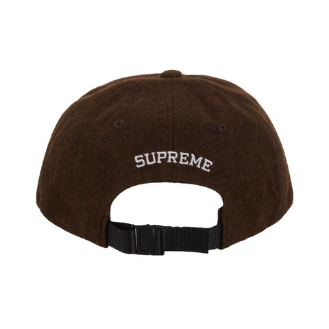 Supreme "Waxed Wool" 6-Panel Brown