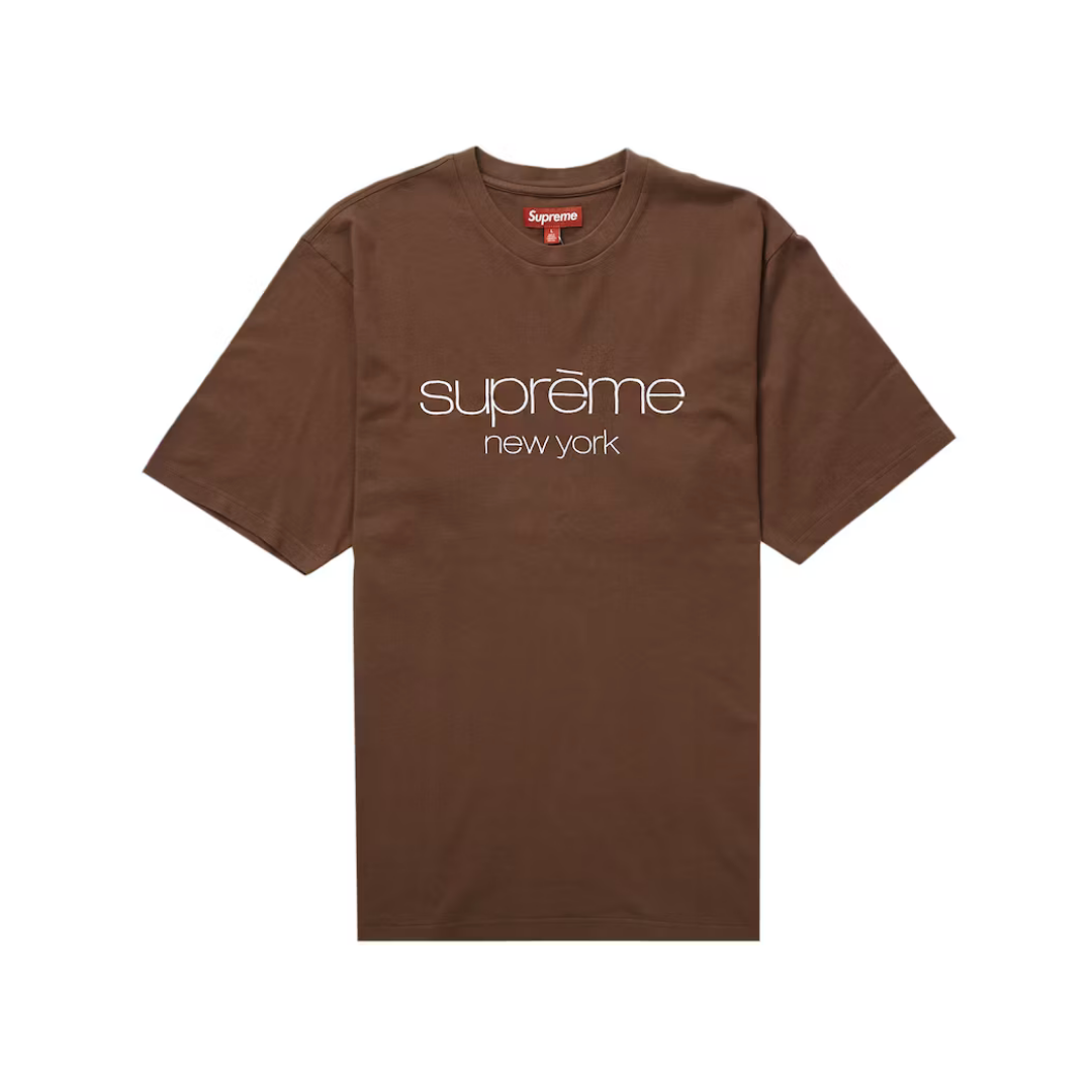 Supreme "Classic Logo" S/S Top Brown