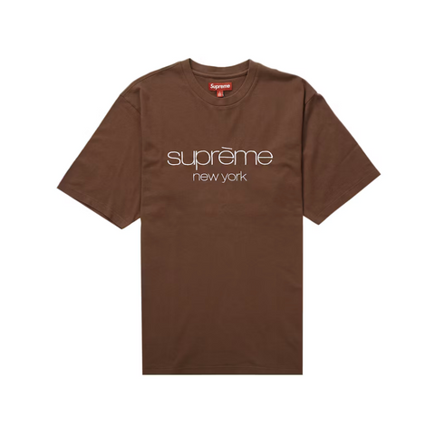 Supreme "Classic Logo" S/S Top Brown