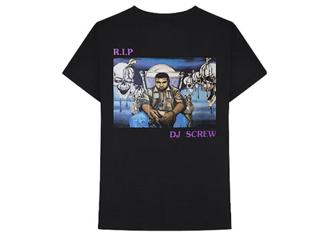 Travis Scott "Astroworld RIP DJ Screw" Tee Black