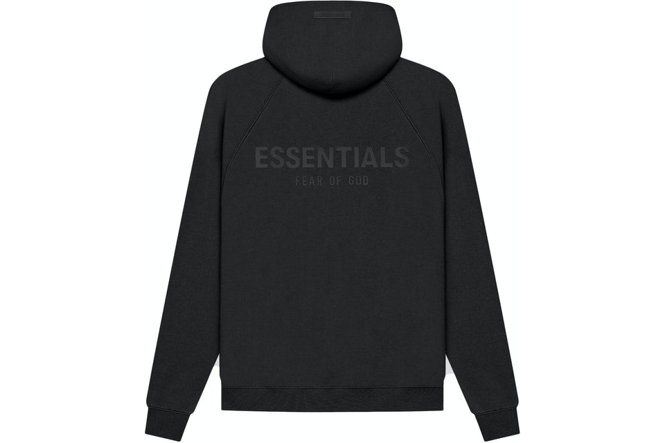 Fear Of God Essentials "Black" Pull-Over Hoodie (SS21)