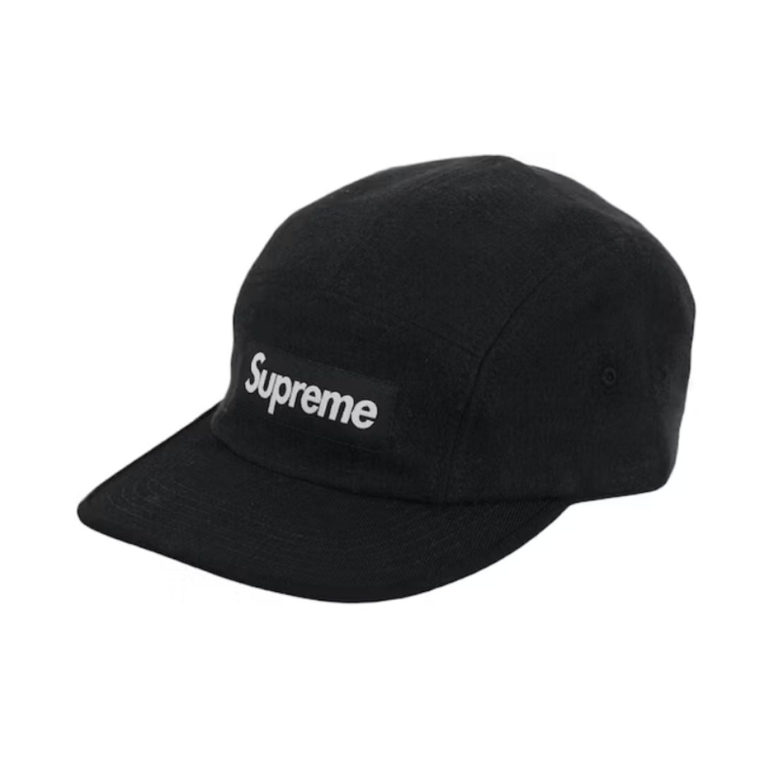 Supreme "Black" 2-Tone Camp Cap (2023)