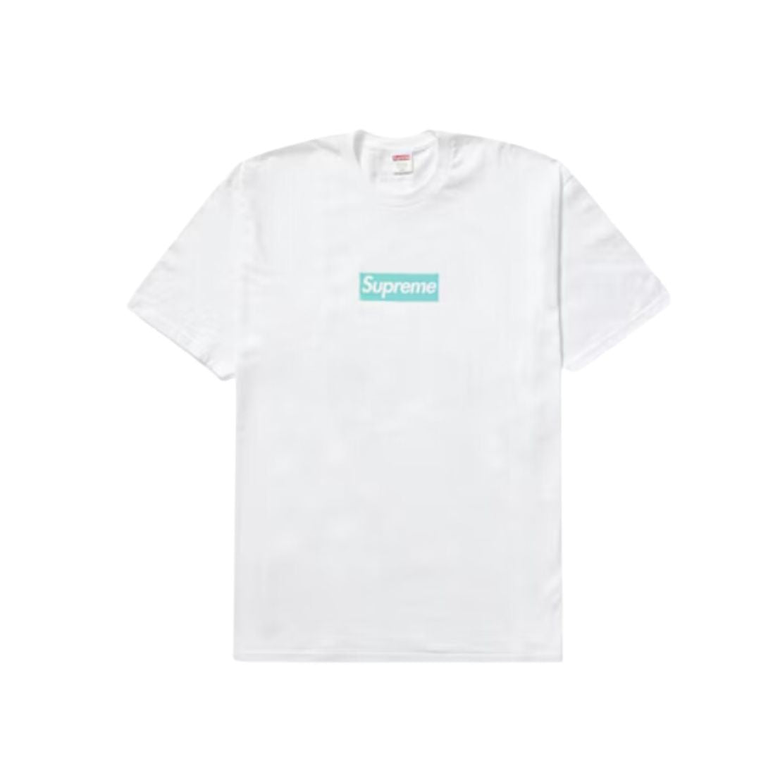 Supreme Tiffany & Co. "Box Logo" White Tee