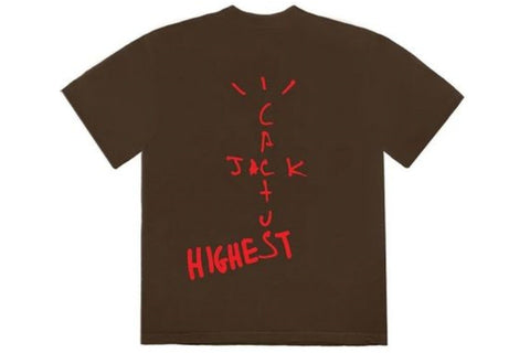 Travis Scott x Jordan "Cactus Jack Highest" Tee Brown