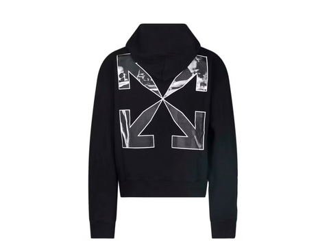 Off-White "Caravaggio Arrow Logo" Print Hoodie