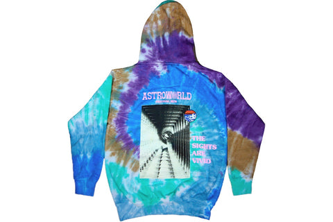 Travis Scott "Festival Run Tie Dye" Hoodie