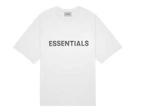 Fear Of God Essentials "Applique Logo White" Tee