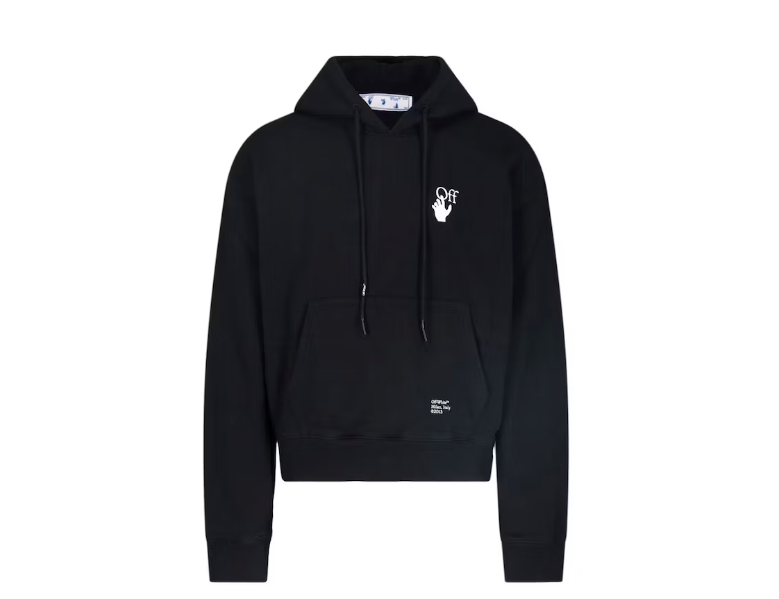 Off-White "Caravaggio Arrow Logo" Print Hoodie