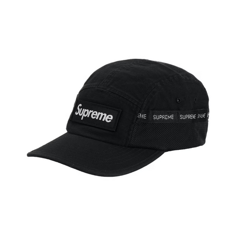 Supreme "Mesh Pocket" Camp Cap Black