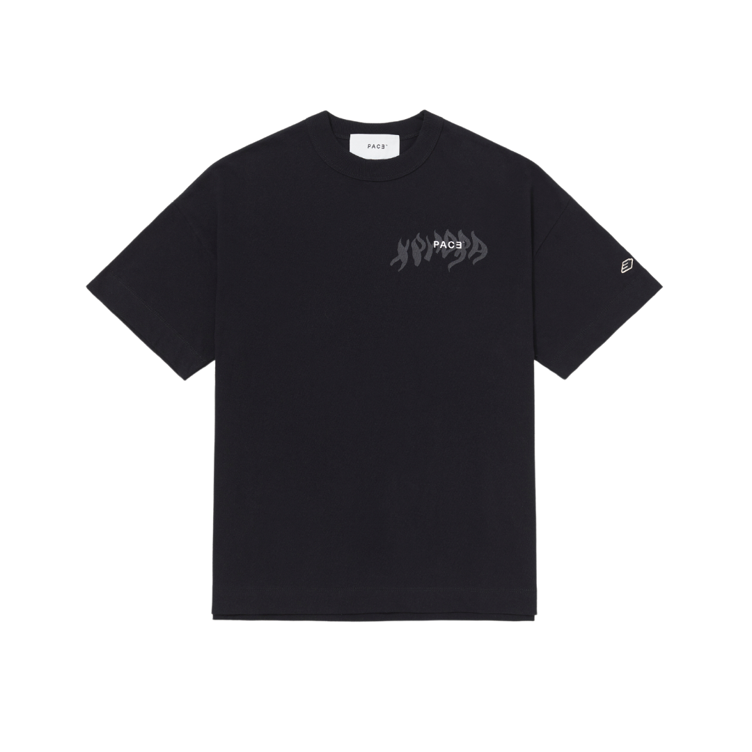 Pace "Aurora" Oversized Tee Black